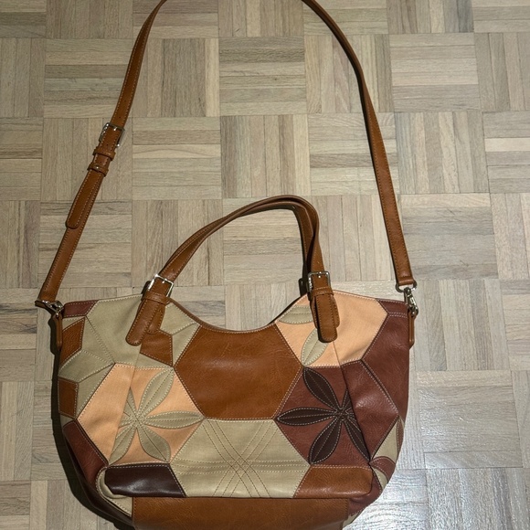 Desigual - Patchwork Handbag with Removable Shoulder Strap, Barely Used - Picture 2 of 5